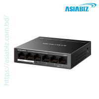 Mercusys MS106P 4 Port Switch with 2 Uplink